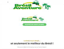 Tablet Screenshot of bresil-aventure.com